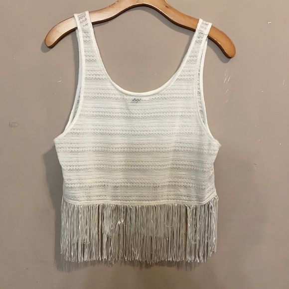 H&M Divided Fringe Tank Top - Picture 1 of 4